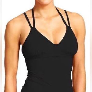 Athleta black tankini scoopneck